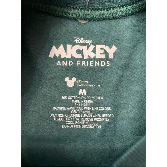 Disney Mickey Minnie Goofy Daisy Donald Sweatshirt Sz Medium - Picture 2 of 2